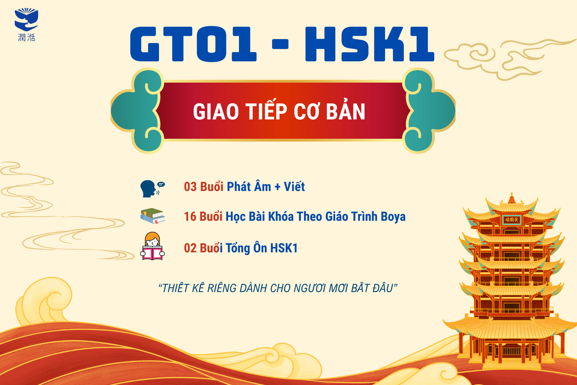 Khoá học tiếng Trung GT01 - HSK1 